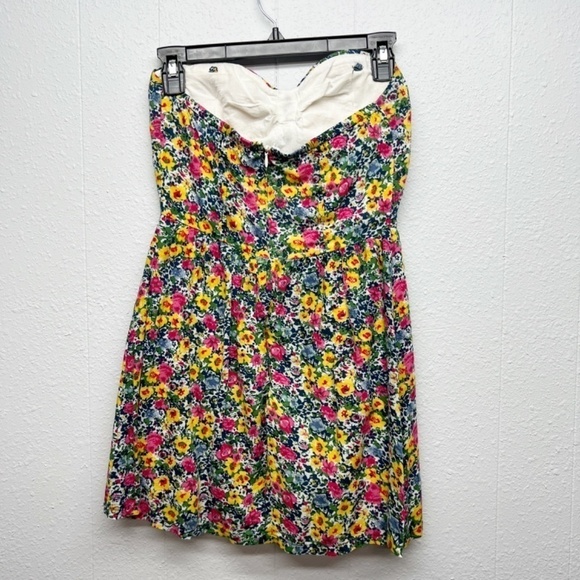 Twenty One Floral Chic Coquette Beach Romantic Coastalgirl Mini Dress Size Small - Picture 6 of 13